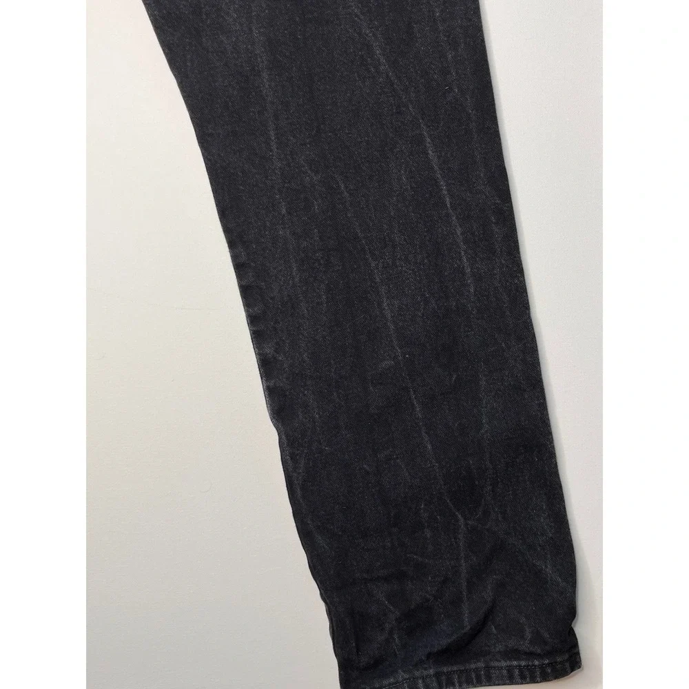 Wrangler Mens Black Denim Jeans Classic Fit Straight Leg 1013MWZWK Size 38x34 - Picture 5 of 10